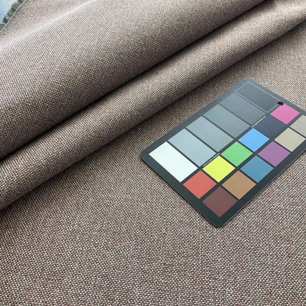 Mottled Red / Taupe | Heavy Duty Upholstery Fabric | 54W | By the Yard | Durable