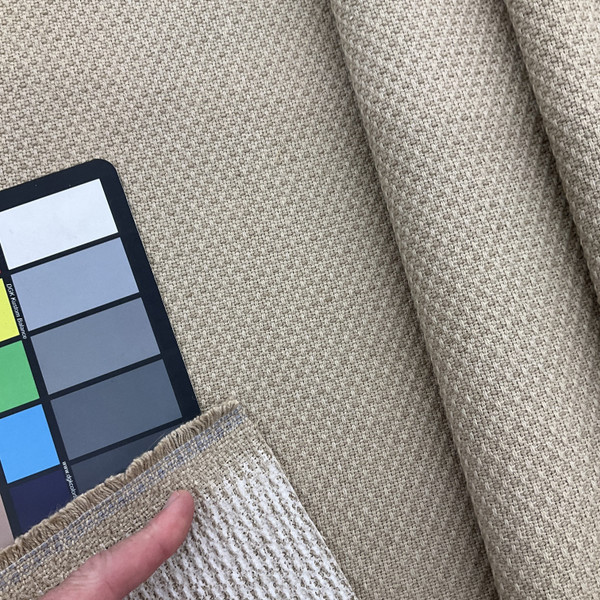 Tan Textured Weave | Heavy Weight Upholstery Fabric | 54 Wide | By the Yard