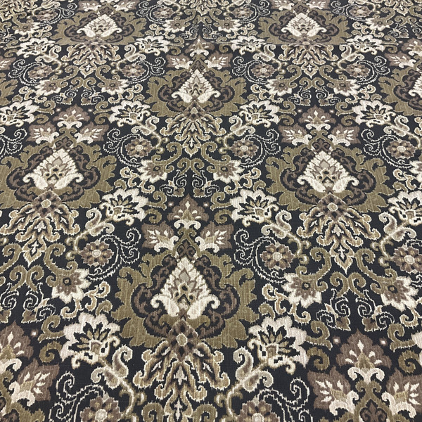 Magic Carpet by Waverly | Brown Damask | Drapery Fabric | 54 Wide | By the Yard