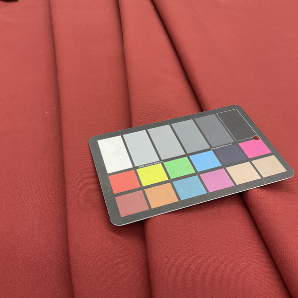 Cranberry Red Cotton Canvas Fabric | Slipcovers / Upholstery | Lightweight | 54W