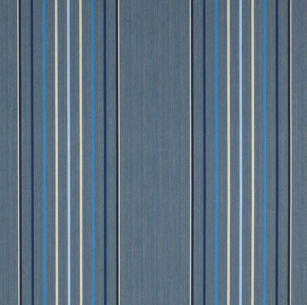 4895-0000 | Motive Denim Striped  Sunbrella | 46 Inch | Marine And Awning Fabric