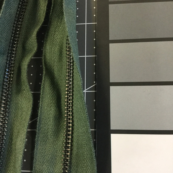 50" Metal Zipper - 3 pulls | Sage Green | Military Repair | Duffel Bag