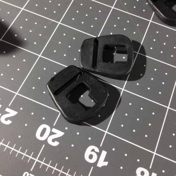 3/4" Black Plastic Military Style Belt Buckle (Female) | Use with MILL-1117 (Male)