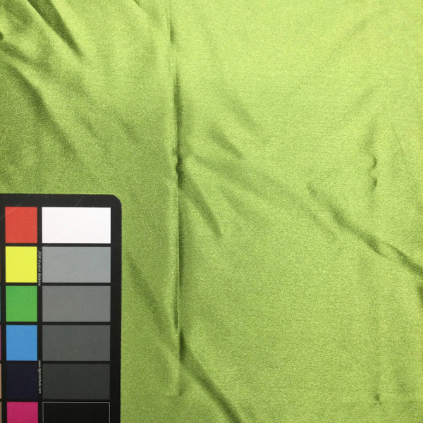 chartreuse green poly satin fabric
