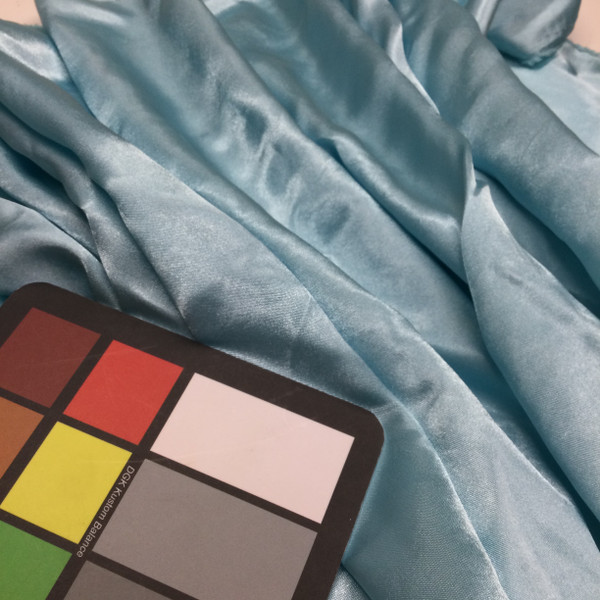 Robin's Egg Blue Poly Lining Fabric | Polyester Apparel Lining | Lightweight | 60" Wide | By the Yard