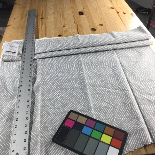 Sketched Chevron in Gray / White | Home Decor Fabric | Premier Prints | 54 Wide | By the Yard