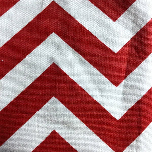 Chevron Red / White | Home Decor Fabric | Premier Prints | 54 Wide | By the Yard