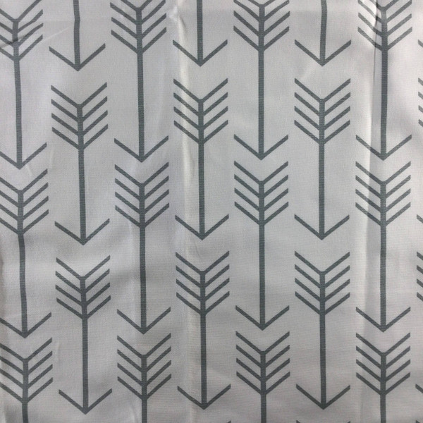 Modern Arrows Gray on White | Home Decor Fabric | Premier Prints | 54 Wide | By the Yard