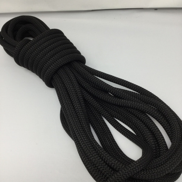 17.8 Yard Piece of Safety Rope - 11 mm, Black , By the Piece, Remnant 185