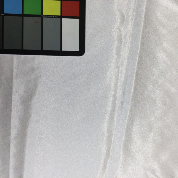 Bright White Polyester Satin Fabric | Lightweight | By the Yard | 60 Inch Wide
