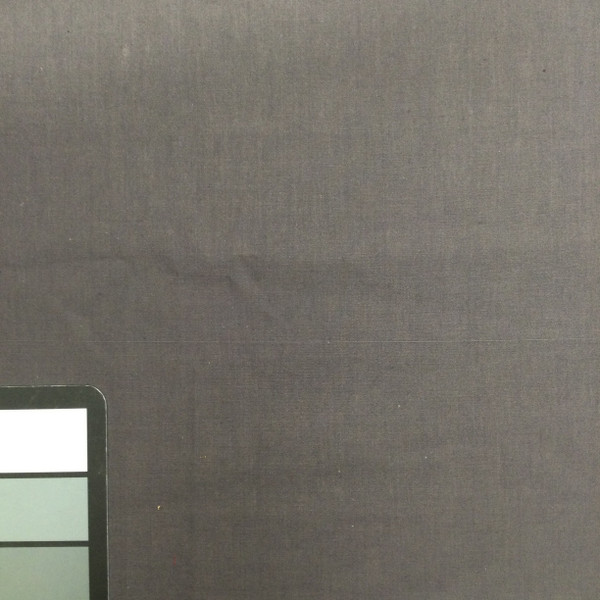 Iron Gray Polyester Cotton Broadcloth Fabric | By The Yard | 60 Inch Wide