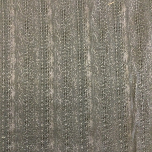 5.8 Yard Piece of Drapery Fabric | Black Decorative Stripes | 54" Wide