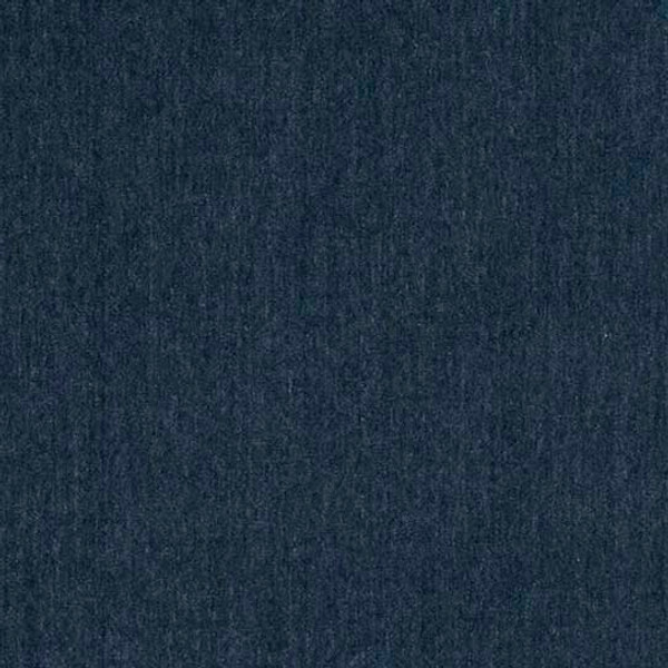 1.55 Yard Piece of Blue-Gray Cotton Velvet Upholstery Fabric Briar Velvet Atlantic