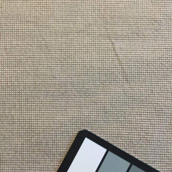 1 Yard Piece of Light Tan Basketweave Upholstery Fabric | Heavy Duty | 54 Wide | By the Yard