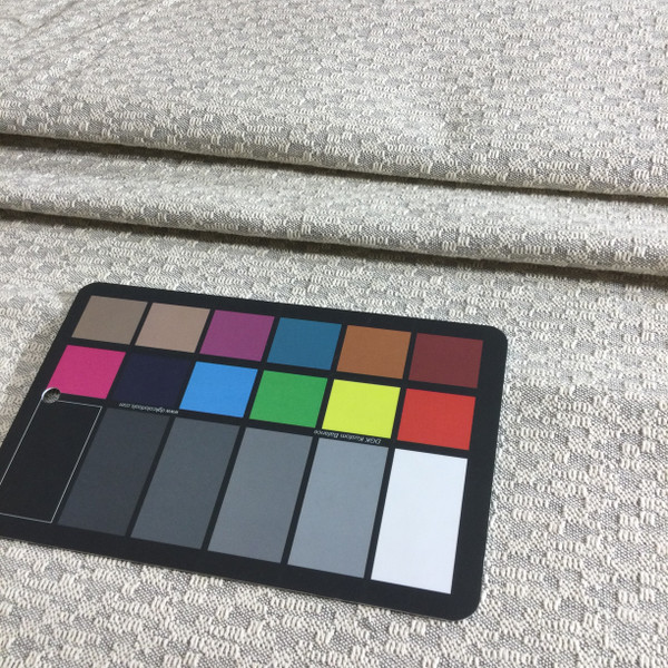 Off-White / Grey Textured Weave | Upholstery Fabric | 54” Wide | By the Yard