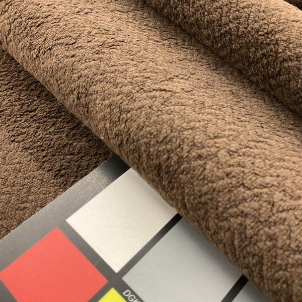Plush Chocolate Brown Microfiber | Upholstery Fabric | 54” Wide | By the Yard