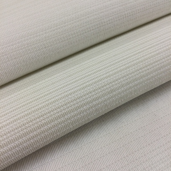 Cream/White Shadow Stripe Upholstery Fabric | Smooth Plain Weav 54 Wide | By The Yard |1200
