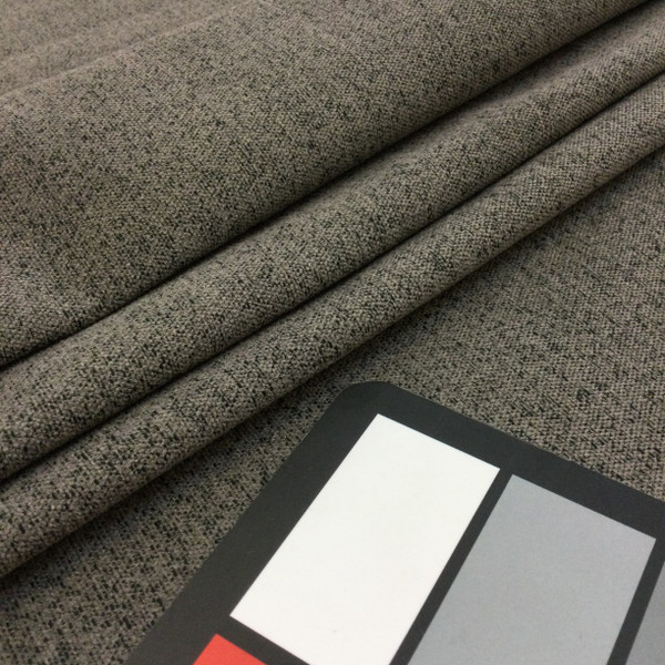 Mottled Dark Taupe and Gray Microfiber |  Medium Weight Upholstery Fabric  | 54" Wide | By the Yard | Durable