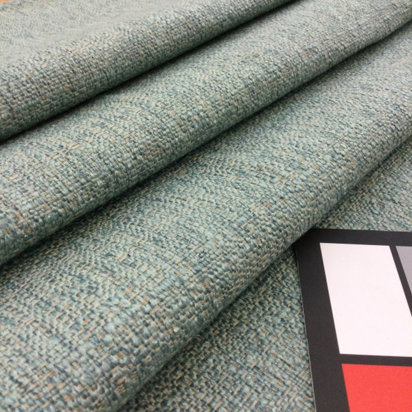 Vivacious in color Teal | Rustic Slub Weave | Heavyweight Upholstery / Slipcover Fabric | 54" Wide | By the Yard