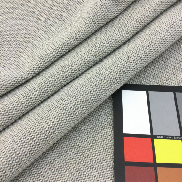 Heathered Gray Pebbled Weave | Upholstery / Heavy Drapery Fabric | 54" Wide | By the Yard | Ultra Durable