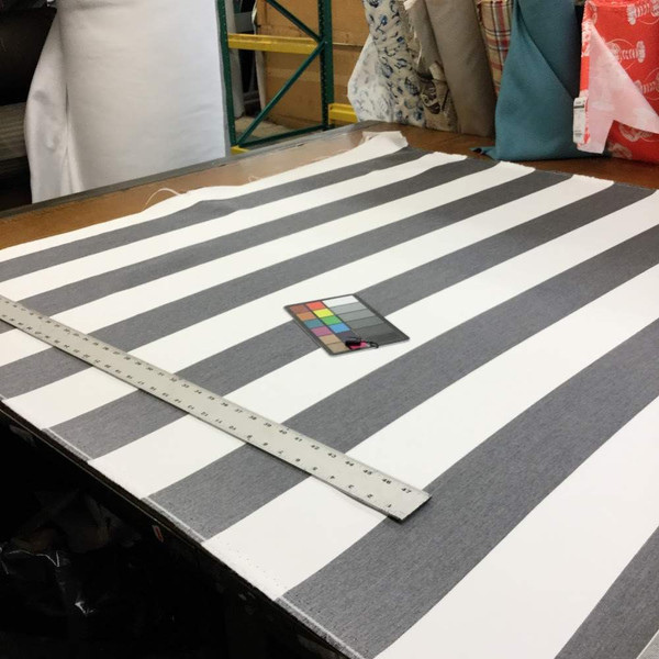 5.75 Yard Piece of Sunbrella League Smoke | 40513-0006 | Furniture Weight Fabric | 54 Wide | BTY