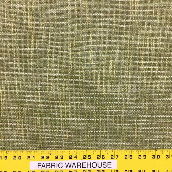 2 Yard Piece of Durable Green, Cream and Tan Upholstery Fabric | 54 | BTY | Open Weave