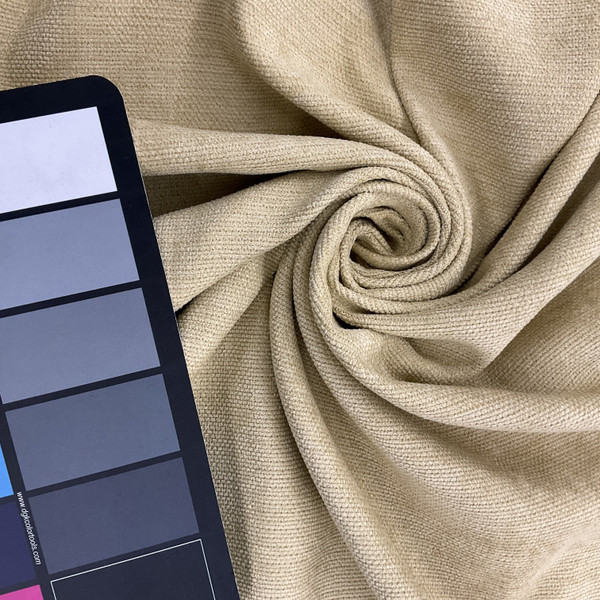 Jersey in color Lemoncurry | Chenille Upholstery Fabric | 54" Wide | Medium Weight | By the Yard