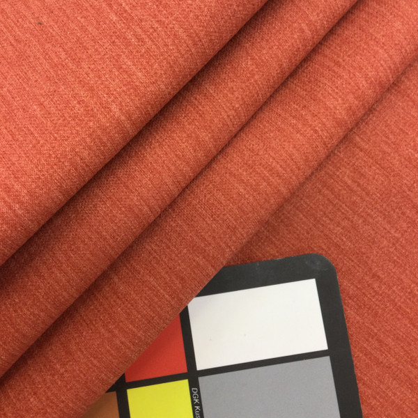Leon in color Papaya | Orange | Microfiber Fabric | Upholstery / Heavy Drapery | Felt-Backed | 54" Wide | By the Yard