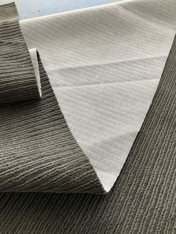 Niche in Charcoal | Dark Grey Corduroy | Heavyweight Upholstery Fabric | 54" Wide | By the Yard