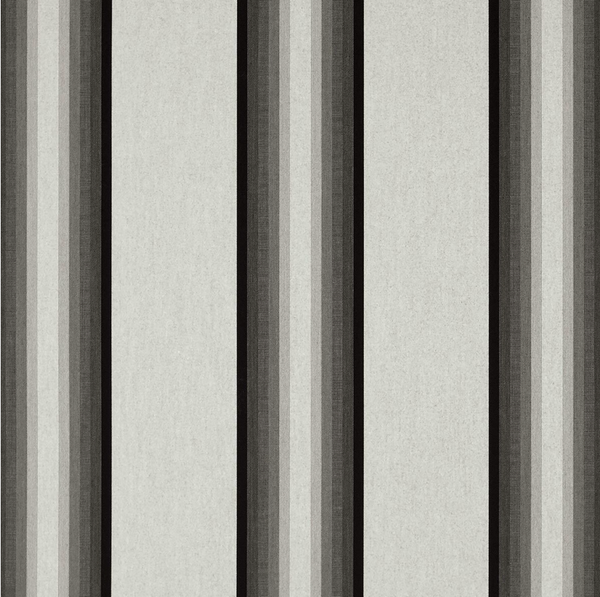 Sunbrella 4799-0000 - Grey/Black/White  - | 46 Inch wide | AWNING AND MARINE Fabric | Shade / Outdoor Covers | By the Yard