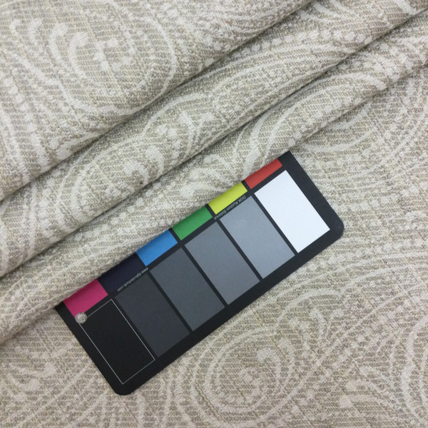 Edgecliff in color Mist | Swirls and Textured Slub Weave | Grey / Beige | Heavyweight Upholstery / Slipcover Fabric | 54" Wide | By the Yard