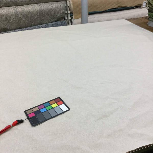 2 Yard Piece of Natural Colored Basketweave Upholster Fabric | Antique Refinishers Dream |