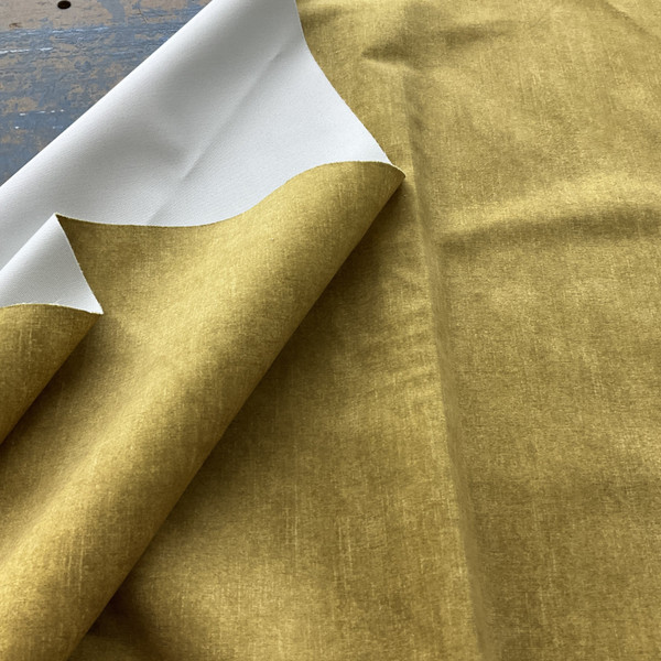 Drama in Topaz | Chartreuse Microfiber | Upholstery Fabric | Regal Fabrics Brand | 54" Wide | By the Yard