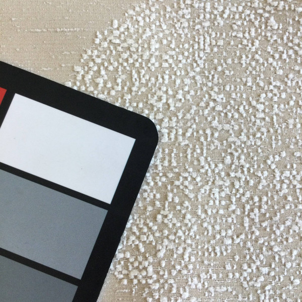 Westminster in Fawn | Contemporary Circles in Beige / White | Upholstery Fabric | Regal Fabrics Brand | 54" Wide | By the Yard