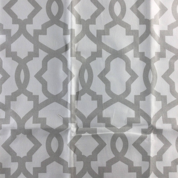 1 Yard Piece of Lattice Lt Gray / White | Home Decor Fabric | Premier Prints | 54 Wide | By the Yard