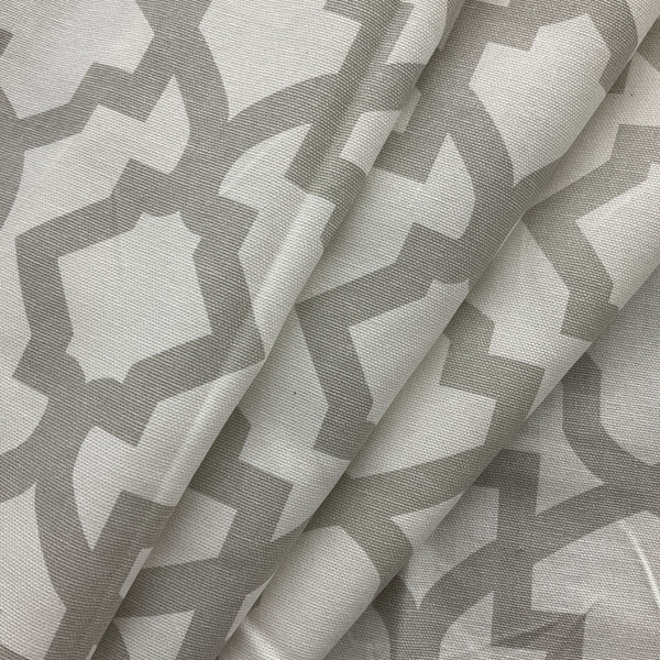 1 Yard Piece of Lattice Lt Gray / White | Home Decor Fabric | Premier Prints | 54 Wide | By the Yard