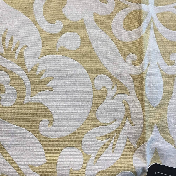 1 Yard Piece of Elegant Damask in Two Toned Tan | Upholstery Fabric | 58 Wide | By the Yard