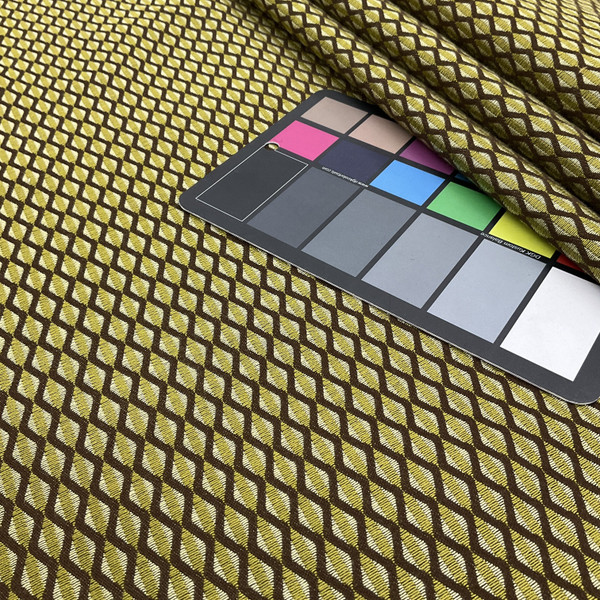 Zig Zag Stripes in Brown and Green | Upholstery / Slipcover Fabric | 54" Wide | By the Yard