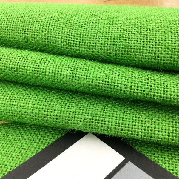 Lime Green Burlap | Mesh Jute Fabric | Holiday Decor / Crafts | 60" Wide | By the Yard