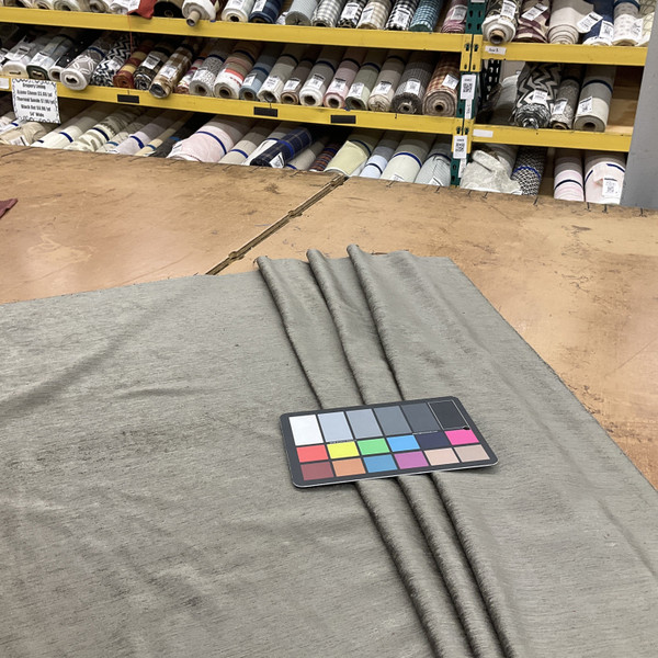 Dark Mushroom Taupe Low Pile Chenille Upholstery Fabric| Soft | Plush | Durable | Woven | 54 inch Wide | By The Yard