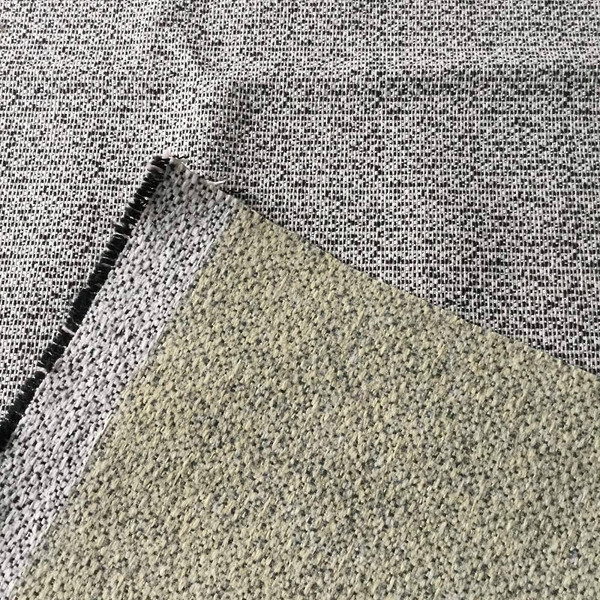 1 Yard Piece of Black and White Peppered Upholstery Fabric | 57 Wide | By the Yard | Durable