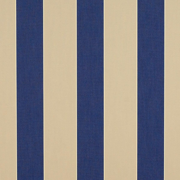 Sunbrella Mediterranean/Canvas Block Stripe 4921-0000 | 46 Inch Awning & Marine Fabric | By the Yard