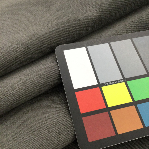 Melon in Graphite | Solid Dark Grey | Low Pile Velvet Fabric | Heavy Upholstery | 54" Wide | By the Yard