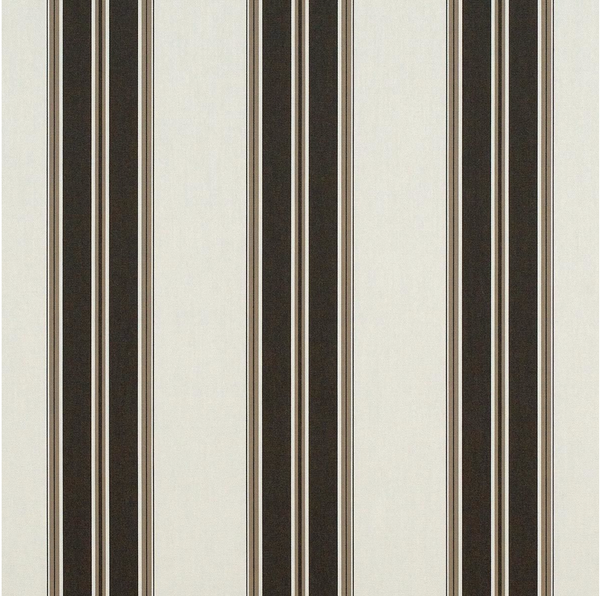 3.125 Yard Piece of Sunbrella 4946-0000  Black/Taupe | 46 Inch wide | AWNING AND MARINE Fabric | Shade / Outdoor Covers | By the Yard | 4946-0000-REM3