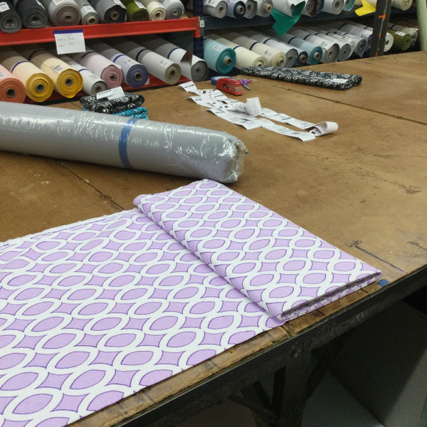 Geometric in Lavender and White | Juvenile Flannel Fabric | 44 Wide | 100% Cotton | By The Yard 128