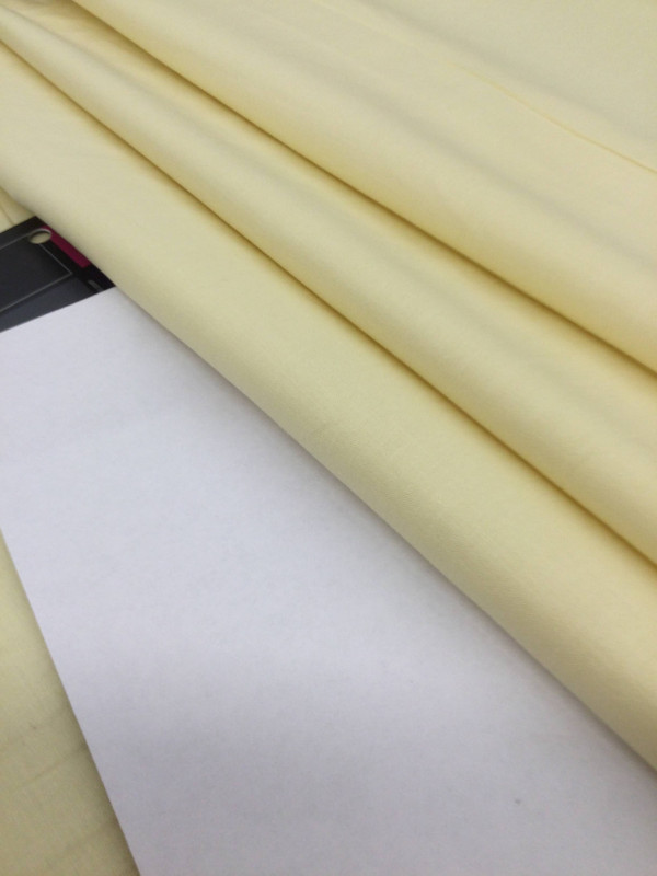 Light Butter Yellow | Cool | | SOLID | Quilting Fabric | 100% Cotton | 44 wide | By the Yard3921