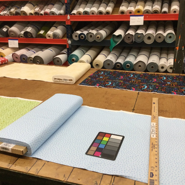 Dot Blender in Light Blue | World of Susybee | Quilting Fabric | 100% Cotton | 44 wide | By the Yard 4023