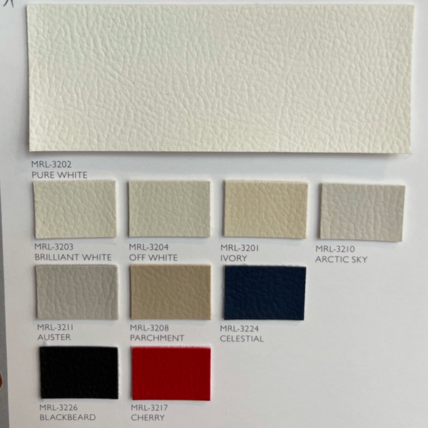 Grey Dawn Marine Vinyl Fabric | MARLIN Softside Marine Vinyl By Spradling | Upholstery Vinyl for Boats / Automotive / Commercial Seating | 54 Wide | By The Yard