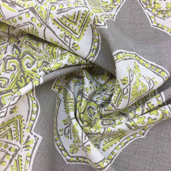 3 Yard Piece of Lacefield Malta Medallion Spring 54" Wide Fabric