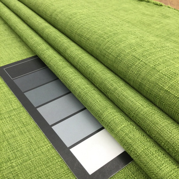 Urban in Grass | Upholstery & Heavy Curtain Fabric | Linen Weave in Green | 54 wide | By The Yard